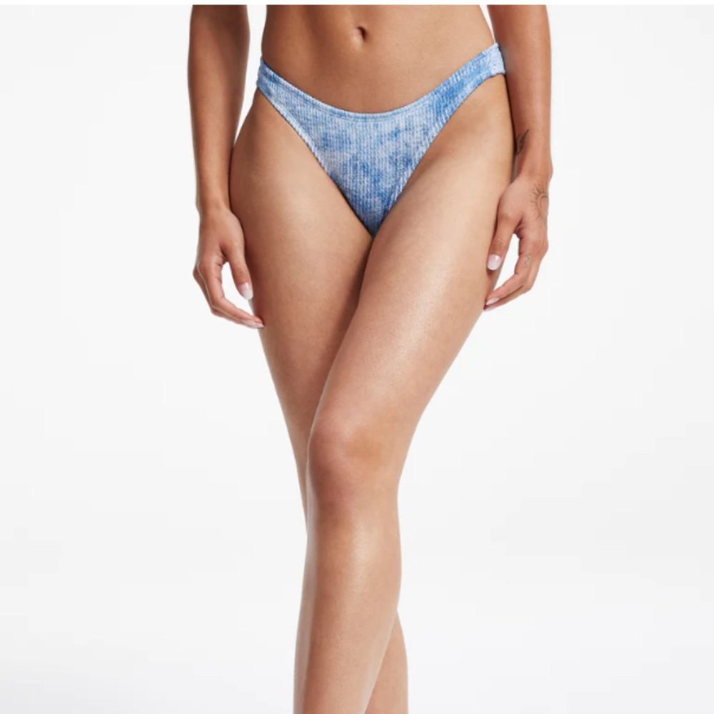 Good American Always Fits Better Bikini Bottom - Indigo Tie Dye Size L/XL (3/4)